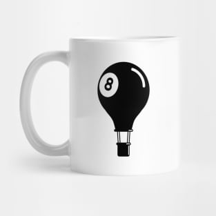 Billiard 8 ball Hot Air Balloon Mug